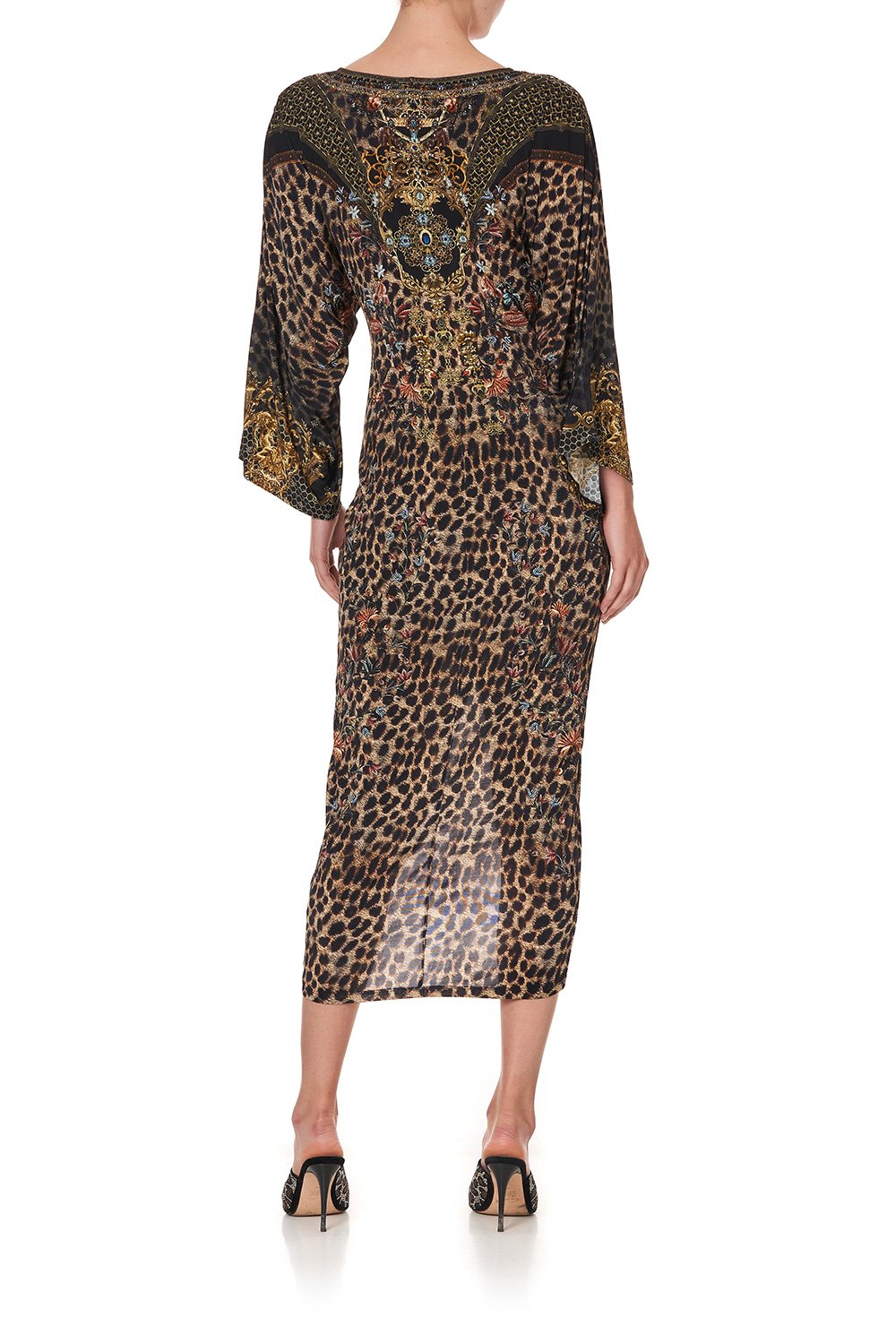 LONG SPLIT FRONT TWIST DRESS ABINGDON PALACE