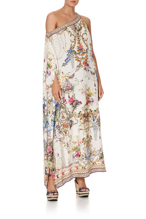 ONE SHOULDER KAFTAN WITH NECKBAND BY THE MEADOW