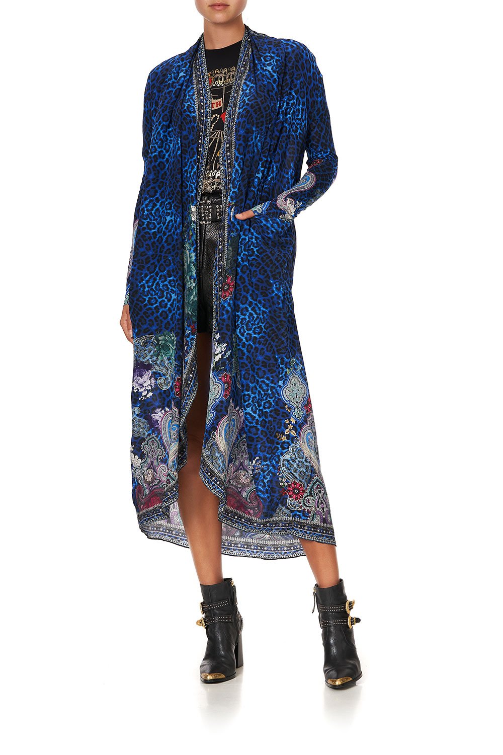 LONG CASUAL JACKET WITH POCKETS CAMDEN MOON