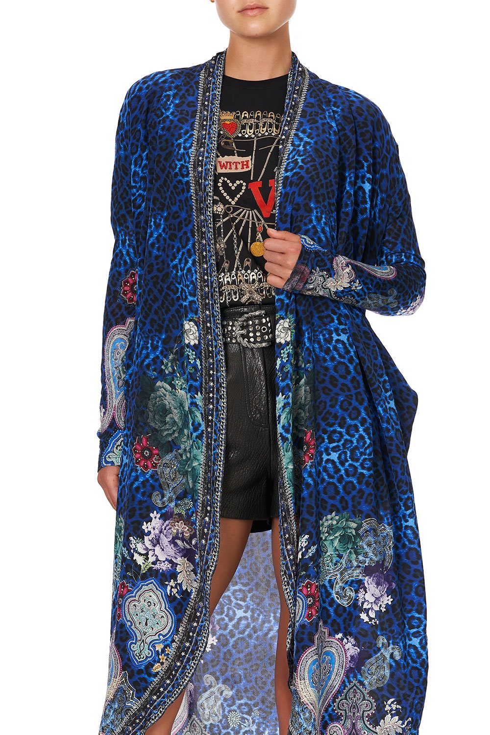 LONG CASUAL JACKET WITH POCKETS CAMDEN MOON