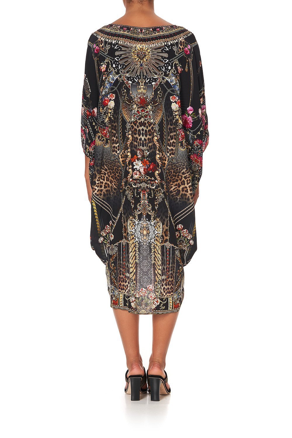 SCOOP BACK HEM DRESS GOTHIC GODDESS