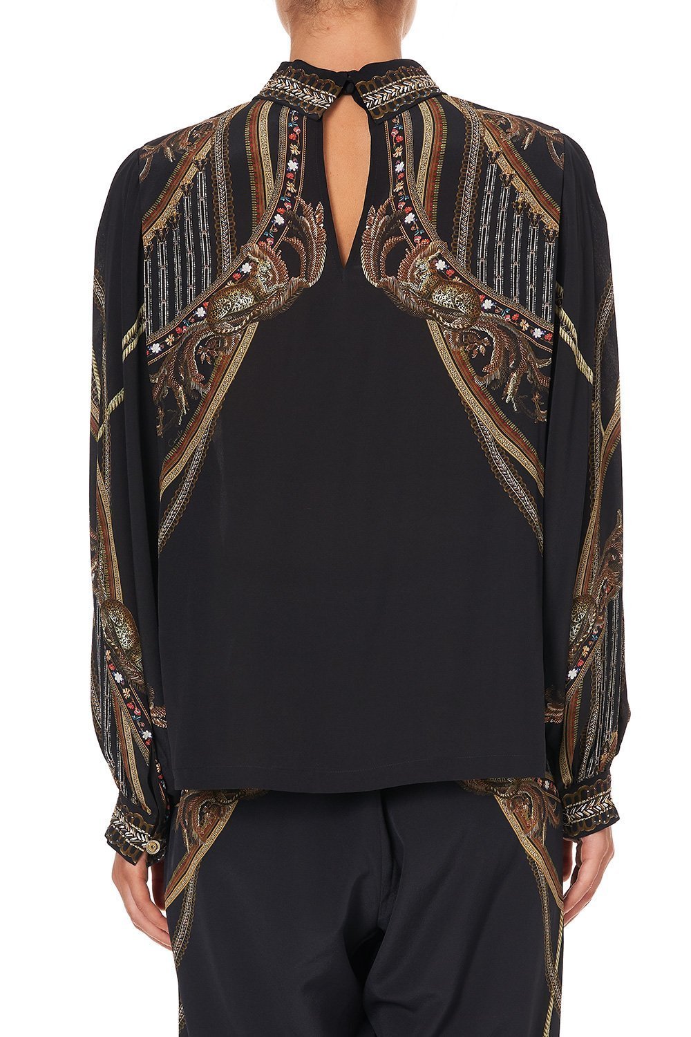 TUCKED SHOULDER TOP BELLE OF THE BAROQUE