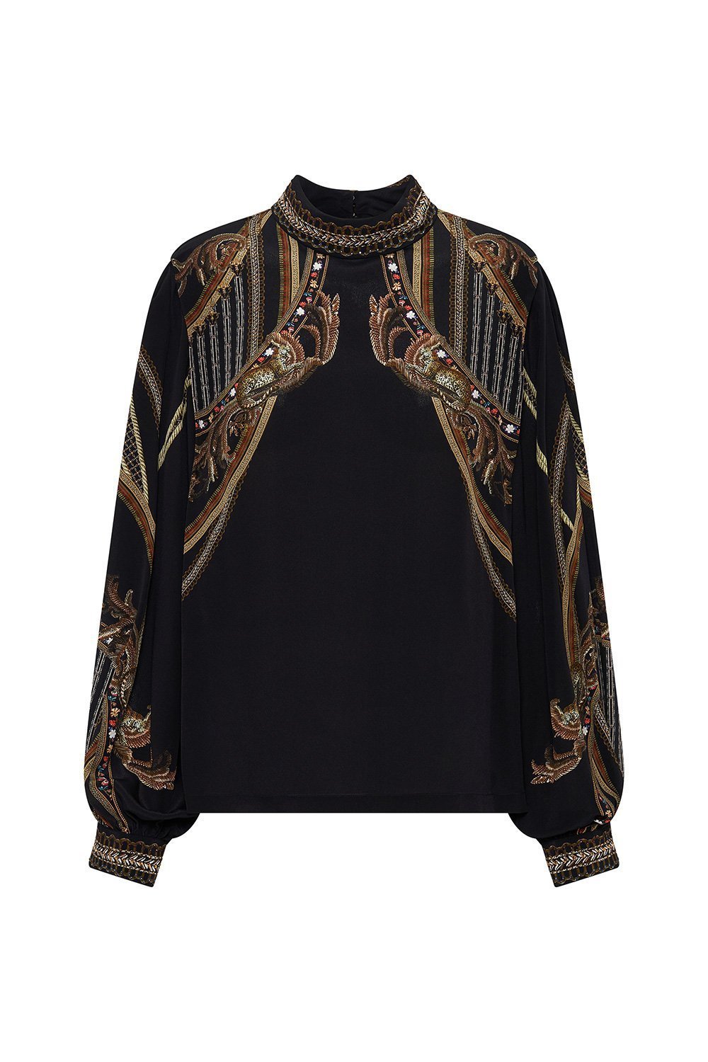 TUCKED SHOULDER TOP BELLE OF THE BAROQUE