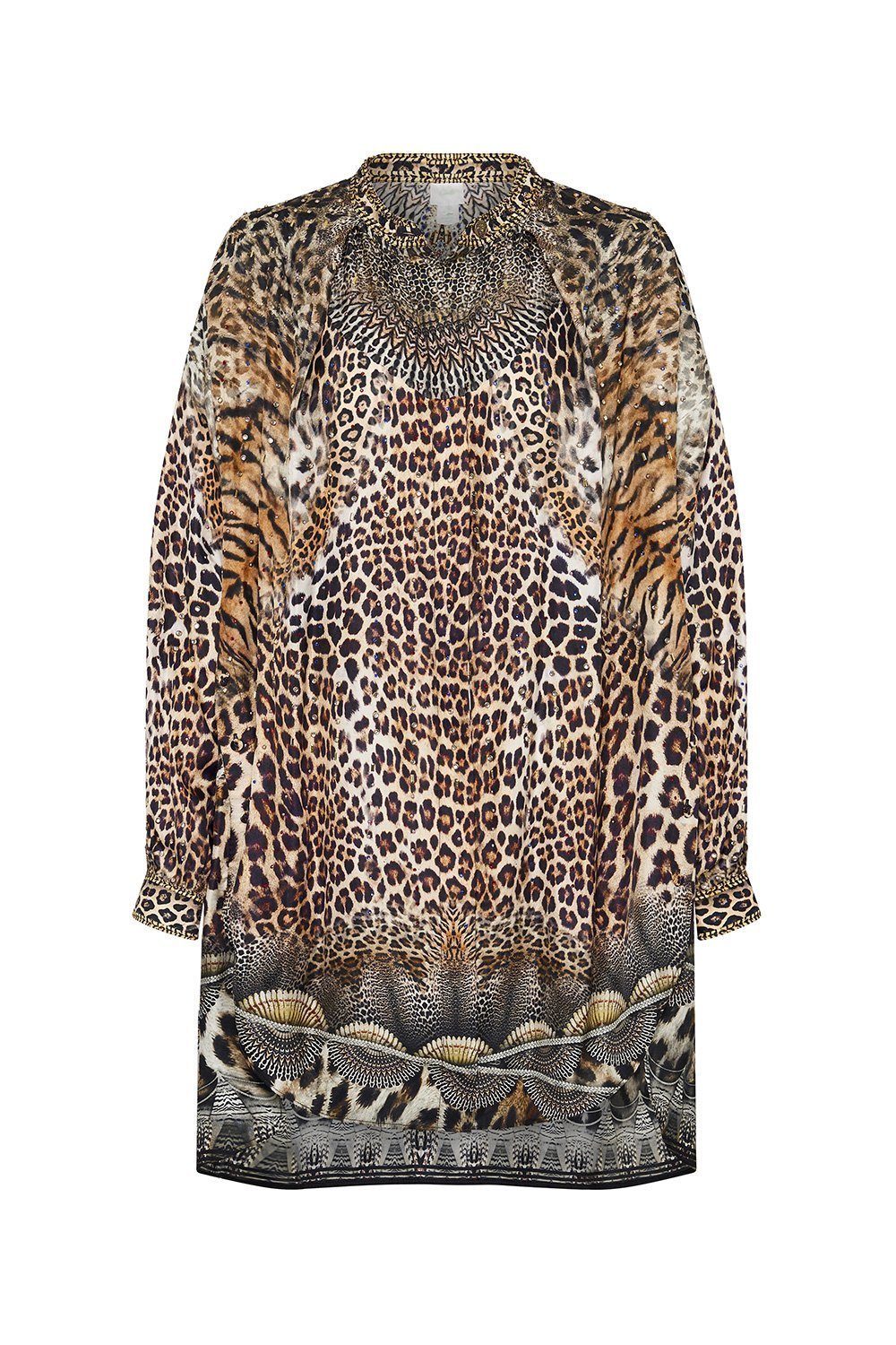 BLOUSON SLEEVE SHIRT DRESS CALL OF THE CATHEDRAL