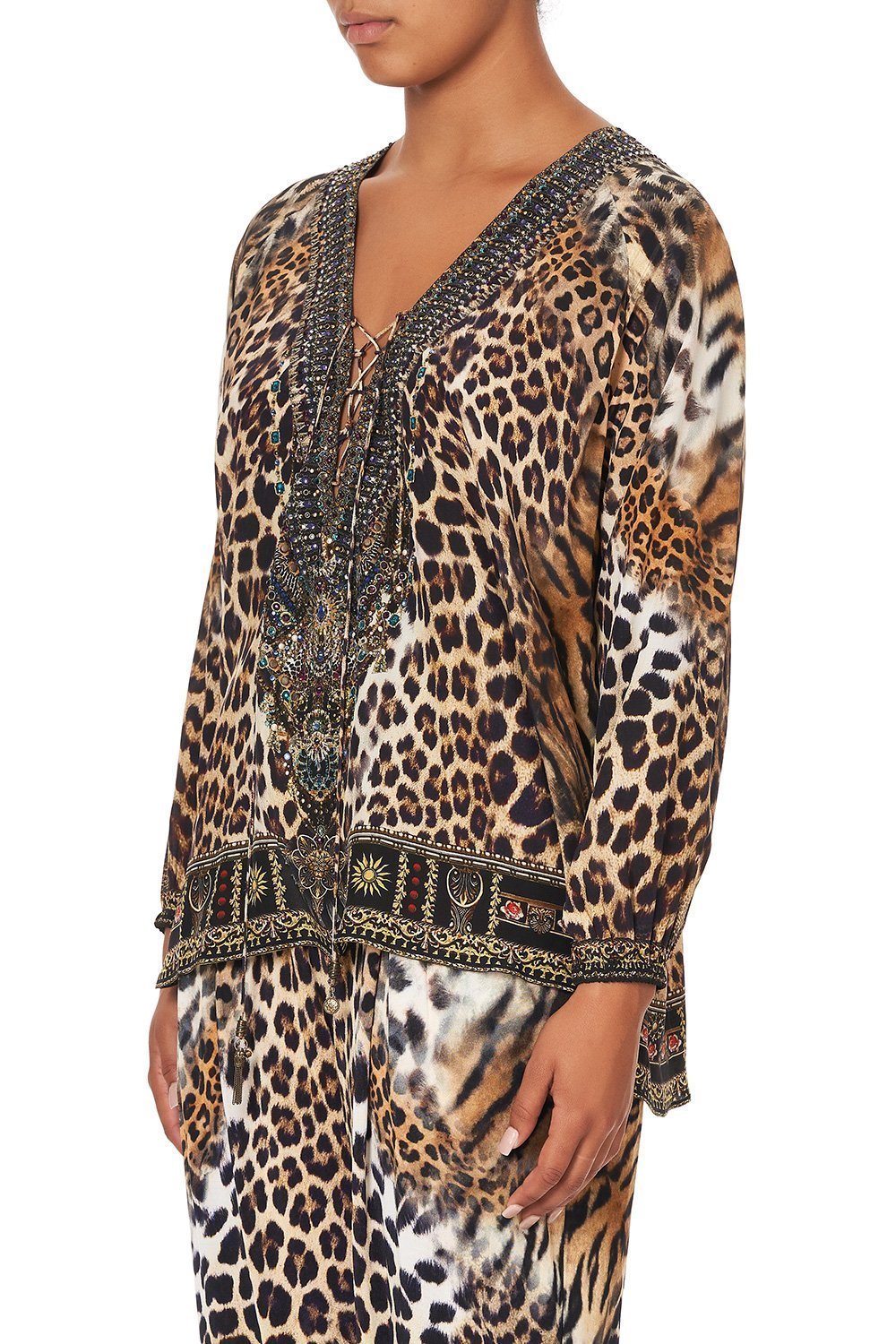 LACE UP BLOUSE CALL OF THE CATHEDRAL