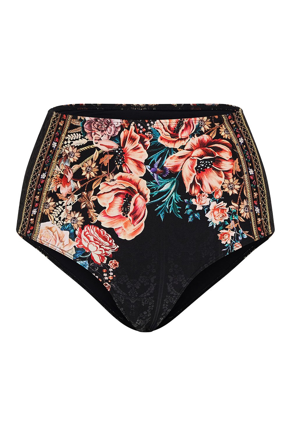 HIGH WAISTED PANT WITH TRIM BELLE OF THE BAROQUE