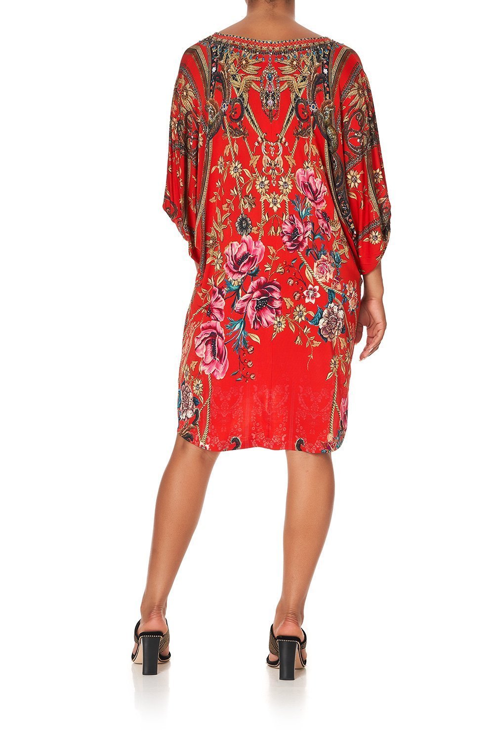 TWIST SLEEVE TUNIC AND THE QUEEN WORE RED