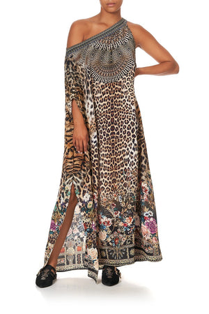 ONE SHOULDER KAFTAN WITH NECKBAND CALL OF THE CATHEDRAL