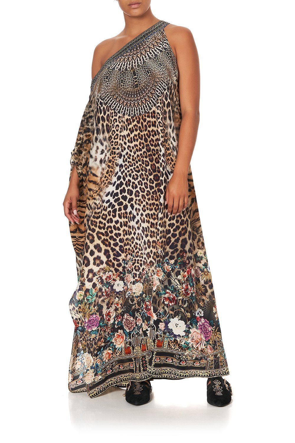 ONE SHOULDER KAFTAN WITH NECKBAND CALL OF THE CATHEDRAL