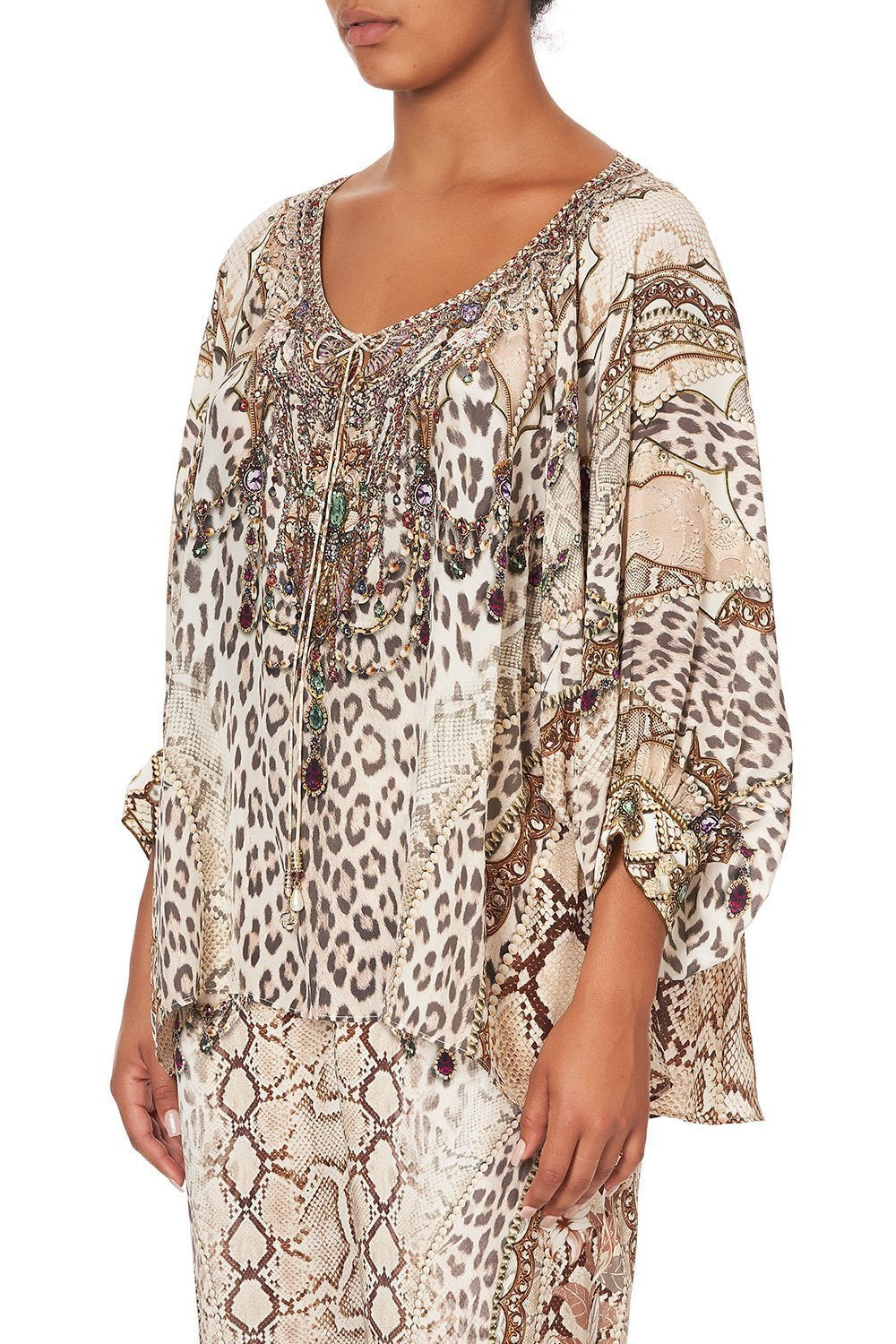 RAGLAN SLEEVE BLOUSE WITH CUFF ALL IS NOUVEAU