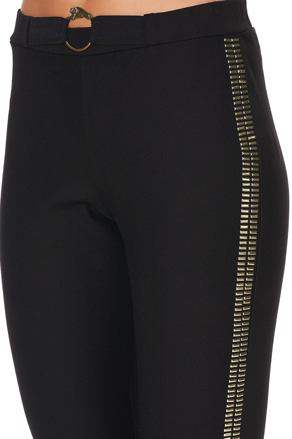 PONTE PANT WITH HARDWARE BELLE OF THE BAROQUE