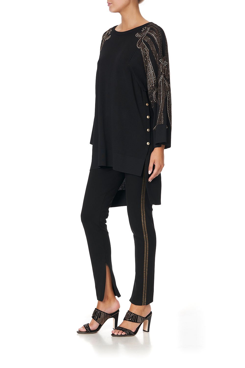 SIDE SPLIT KNIT BELLE OF THE BAROQUE