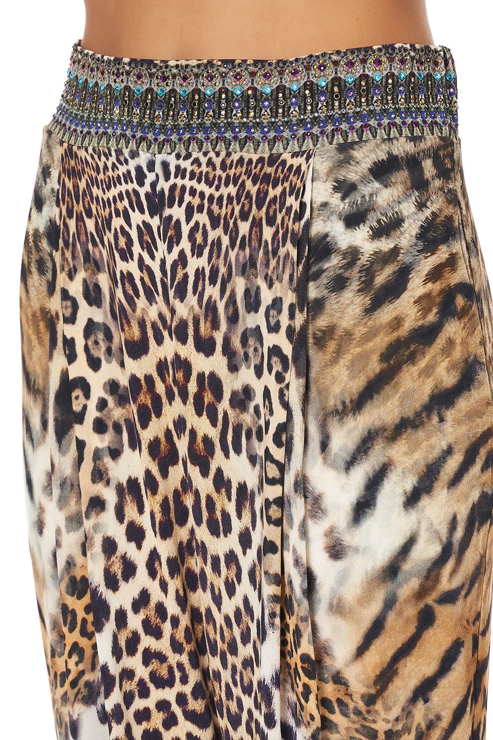 DOUBLE PLEAT JERSEY PANT CALL OF THE CATHEDRAL