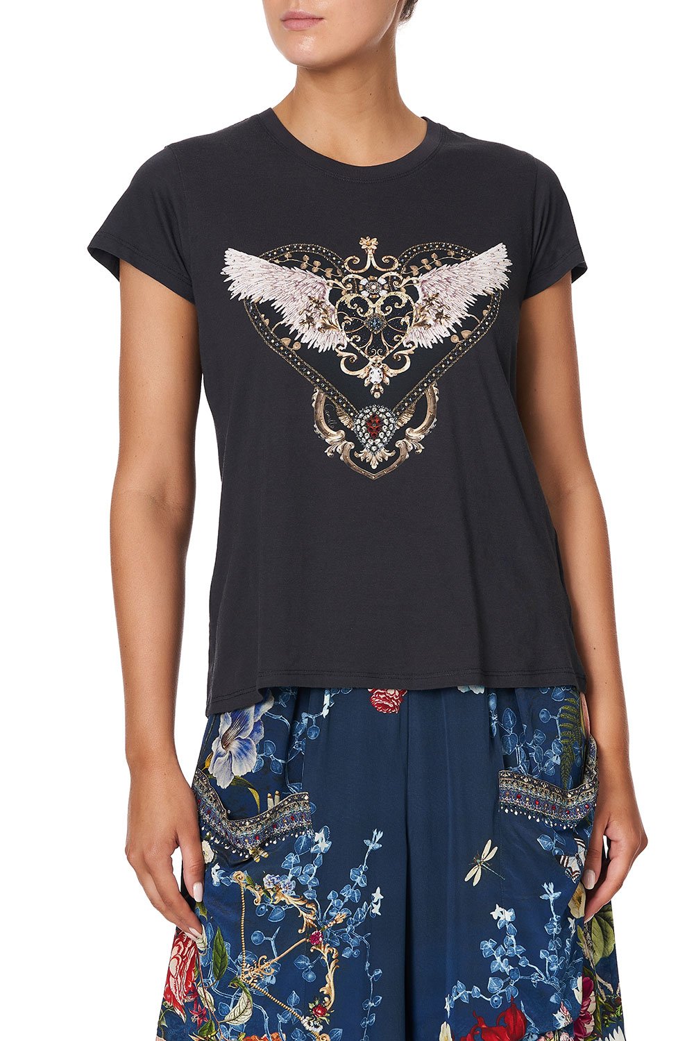 SLIM FIT ROUND NECK T-SHIRT DREAMS OF MIDSUMMER