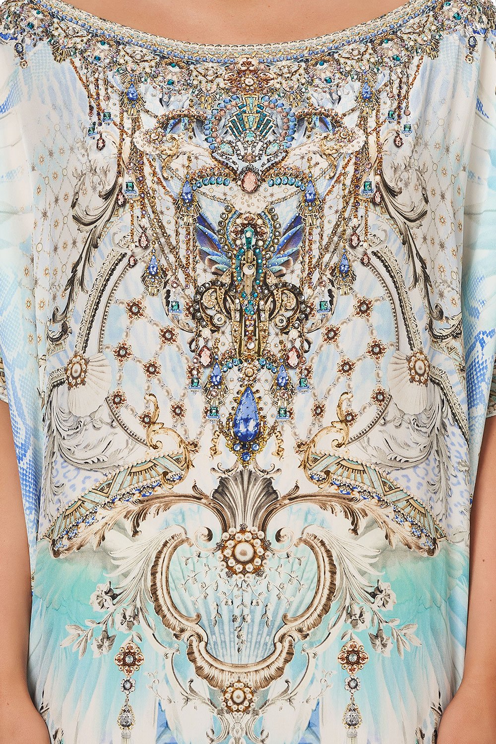 LONG KAFTAN WITH BUTTON SHOULDER GATSBYS GIRL