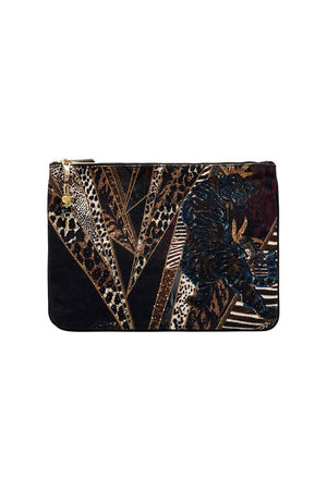 SMALL CANVAS CLUTCH LADY STARDUST