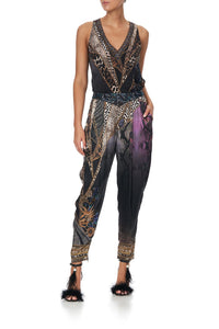 LOOSE PANT WITH DRAPED SIDE LADY STARDUST