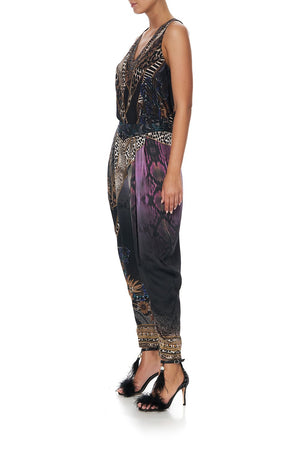 LOOSE PANT WITH DRAPED SIDE LADY STARDUST