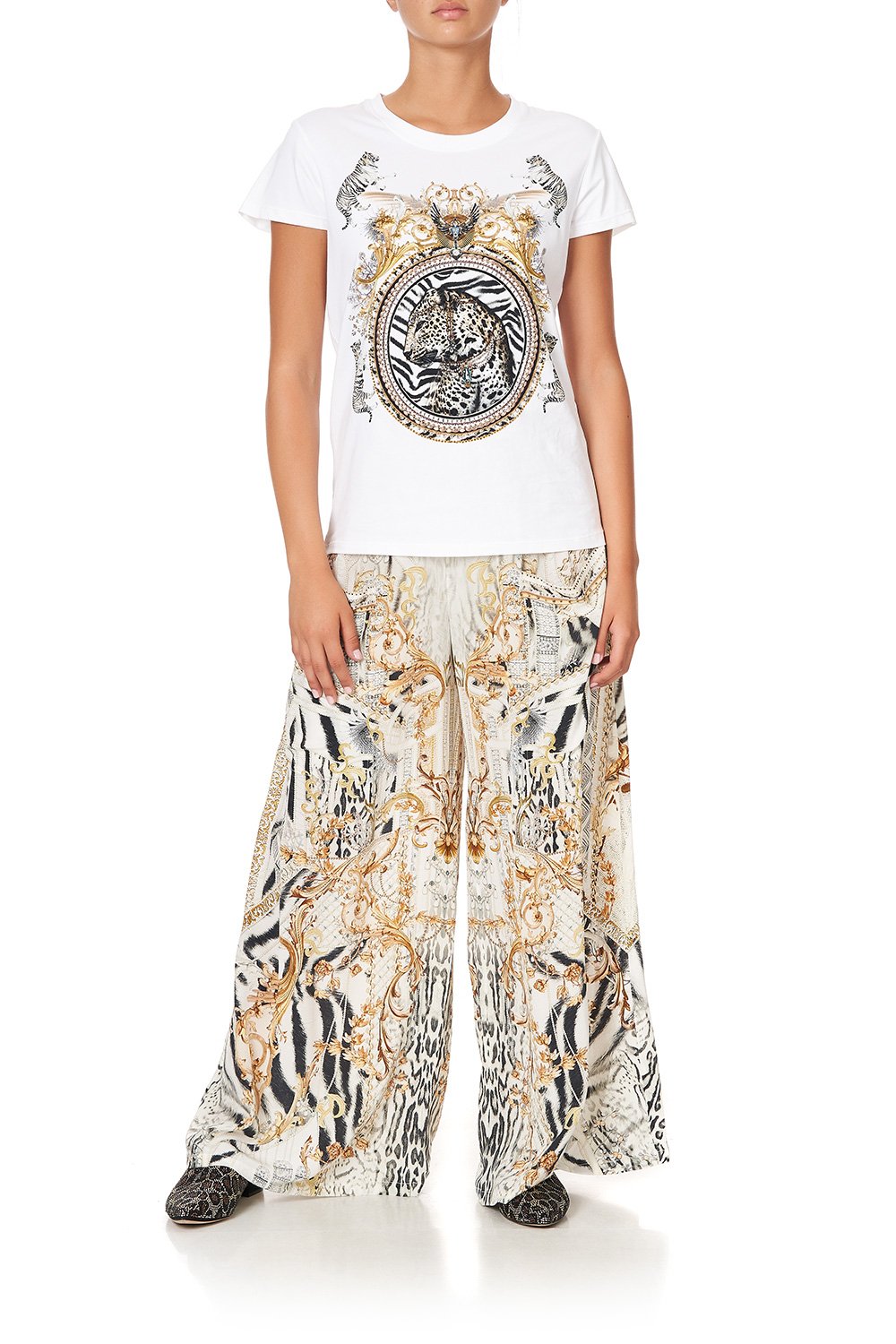 SLIM FIT ROUND NECK T-SHIRT GATES OF GLORY