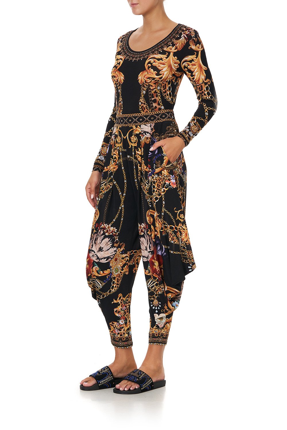 LONG SLEEVE FITTED TOP A NIGHT IN THE 90S