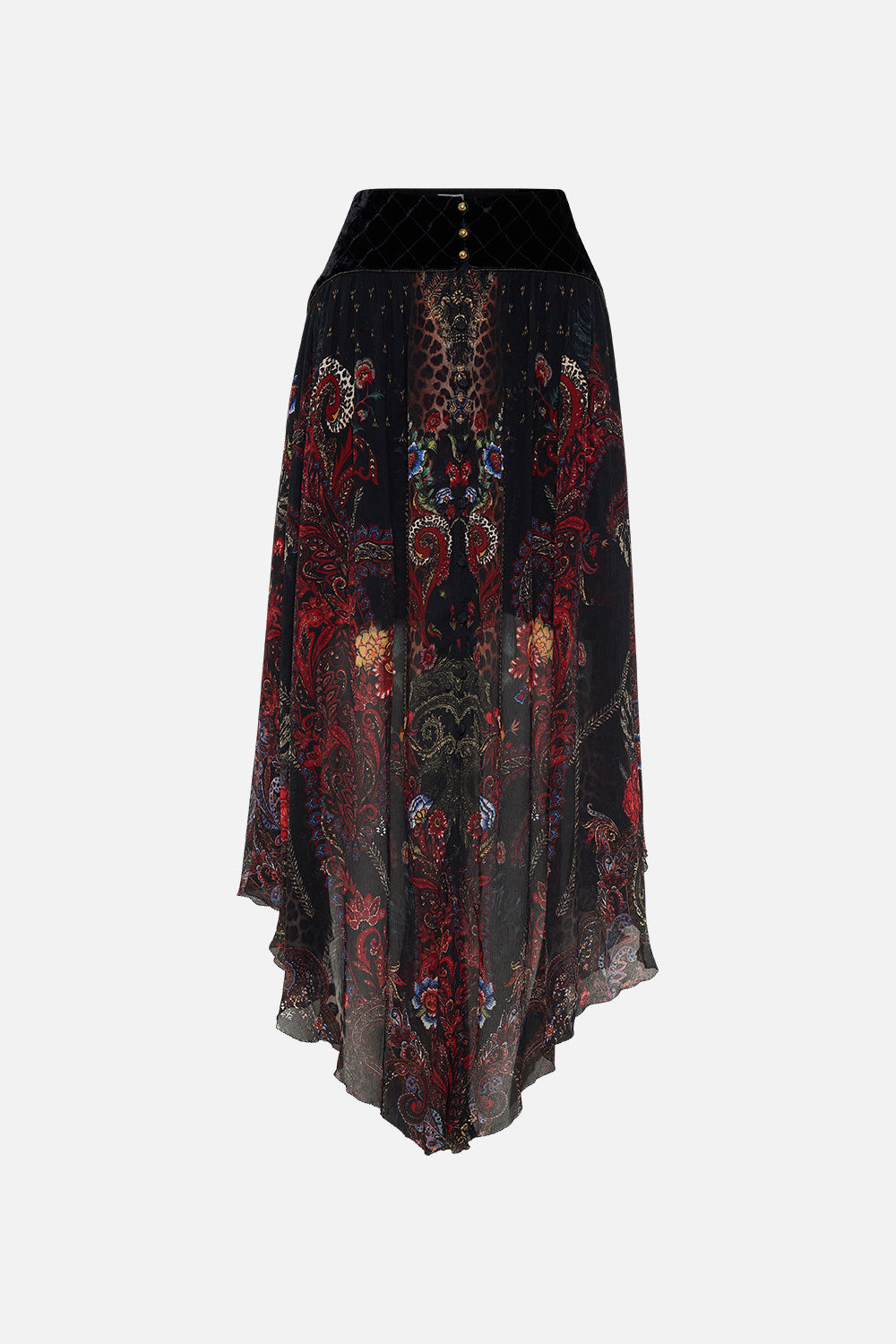 SHAPED WAIST SKIRT WOODSTOCK ROCK