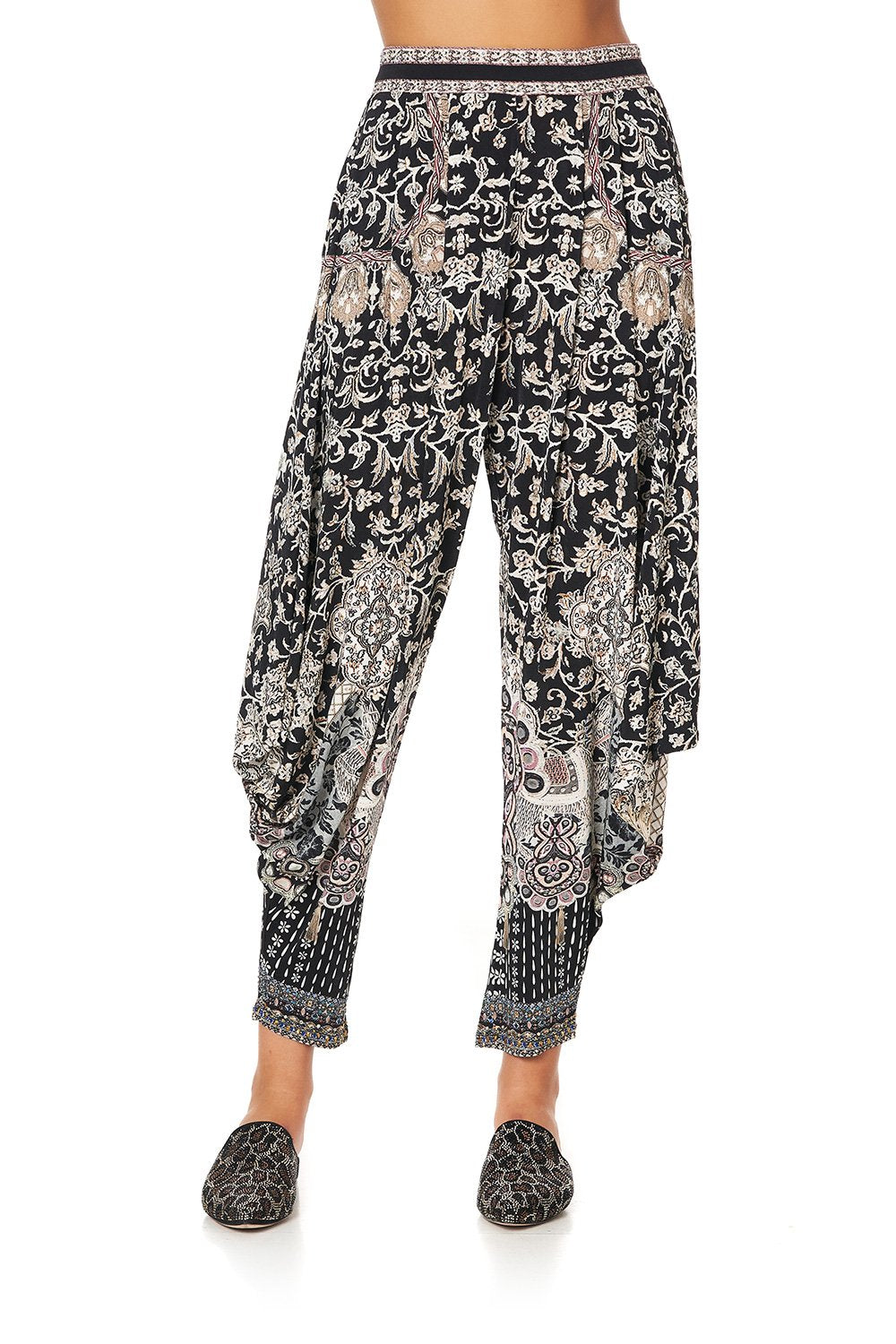 JERSEY DRAPE PANT WITH POCKET DUST HER OFF
