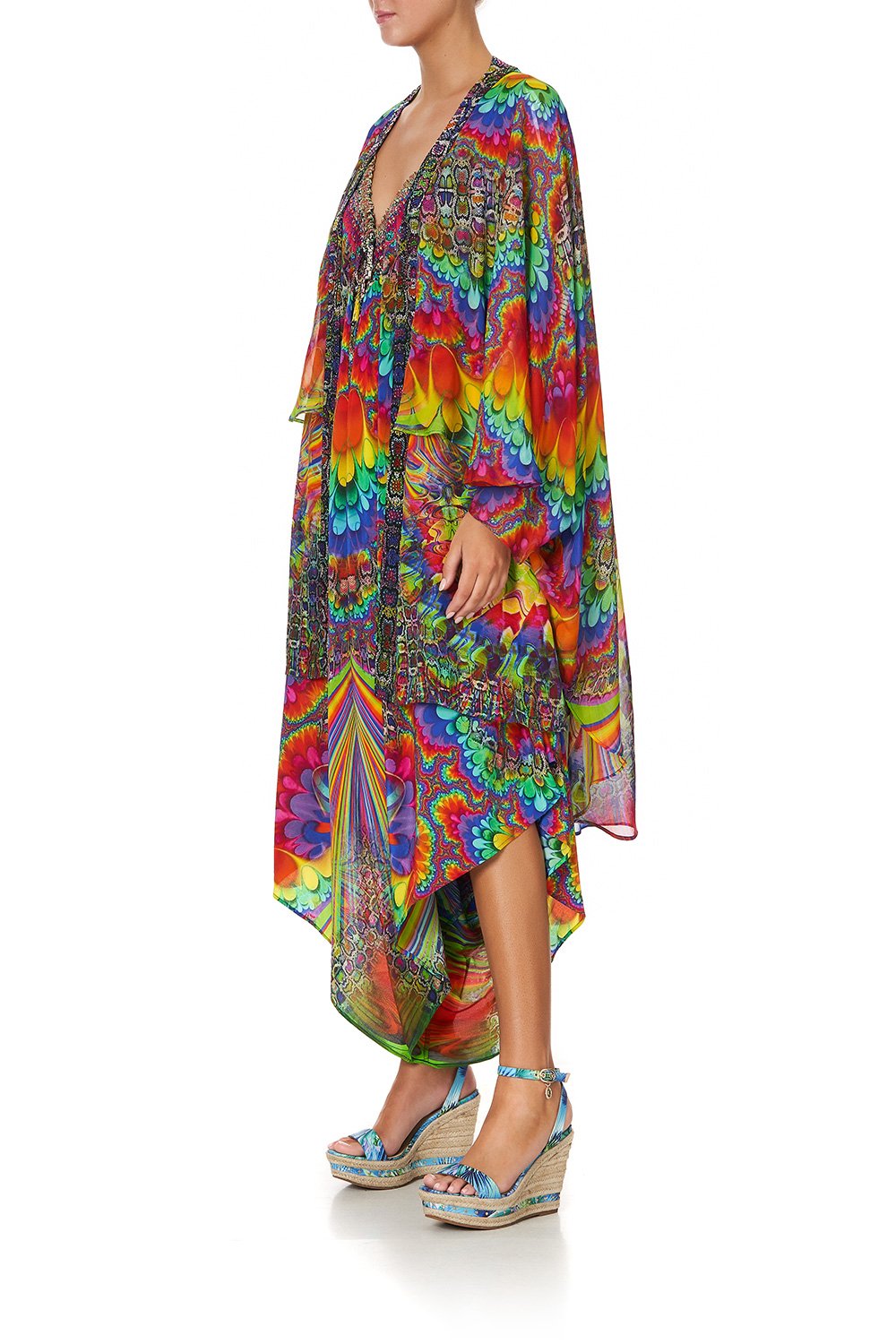 DRAPED HIGH-LOW LAYER COMING DOWN FROM COSMOS