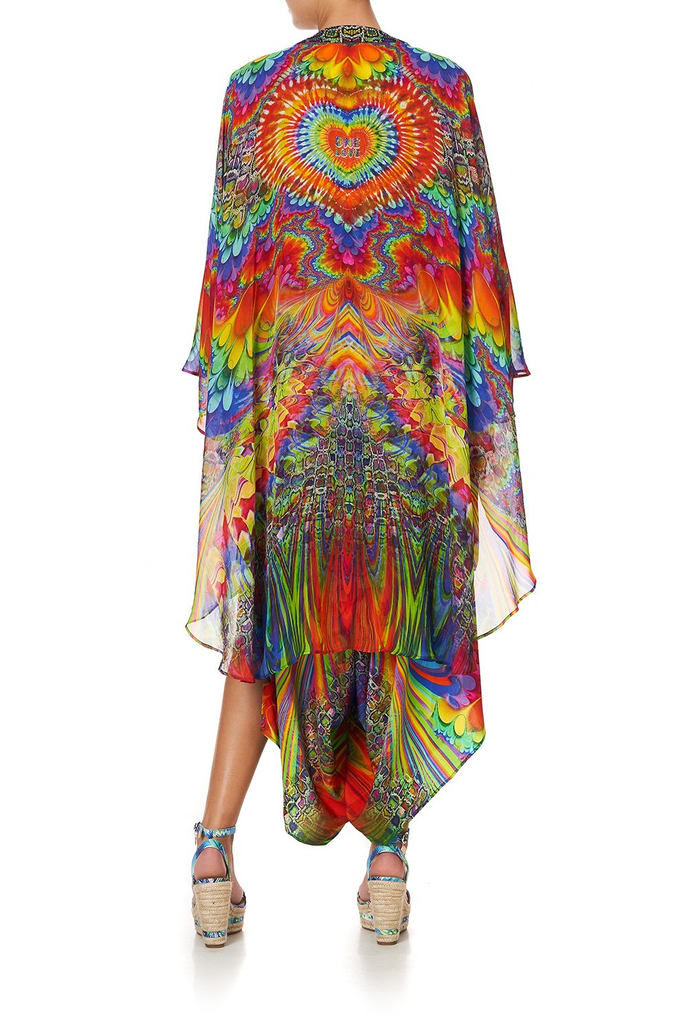 DRAPED HIGH-LOW LAYER COMING DOWN FROM COSMOS