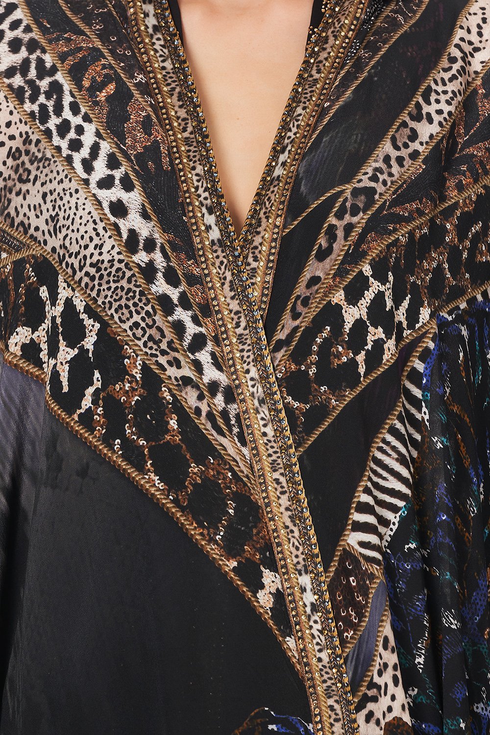 SHAPED HEM LAYER WITH HOOD LADY STARDUST