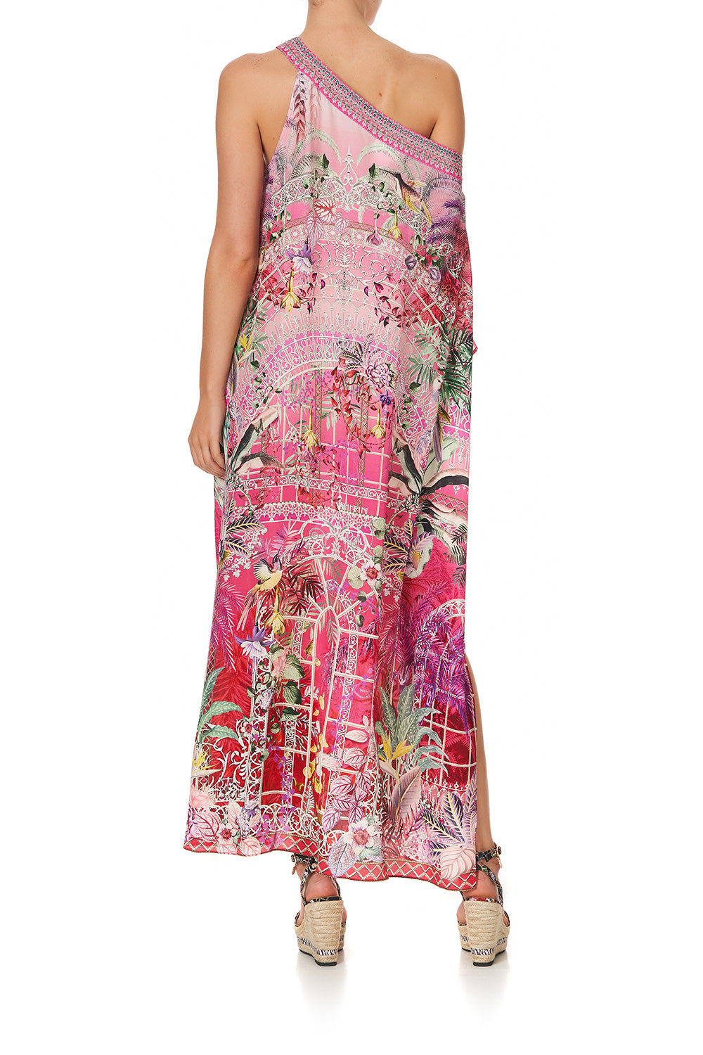 ONE SHOULDER KAFTAN WITH NECKBAND GLASSHOUSE ROMANCE