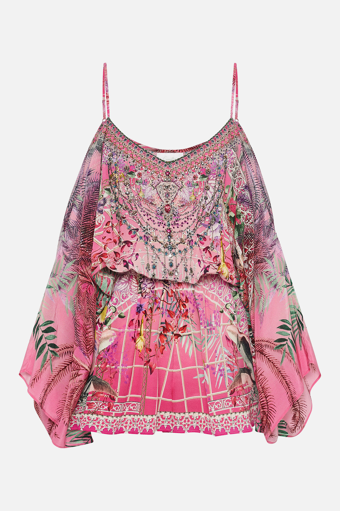 DROP SHOULDER PLAYSUIT GLASSHOUSE ROMANCE