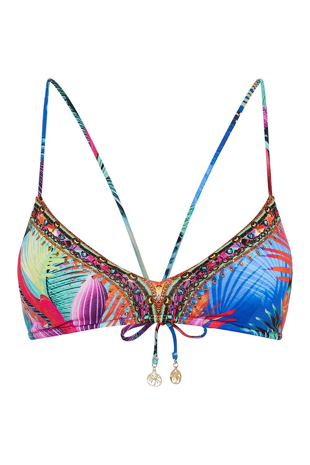 V NECK ROUCHED BACK CROP TOP WHATS YOUR VICE