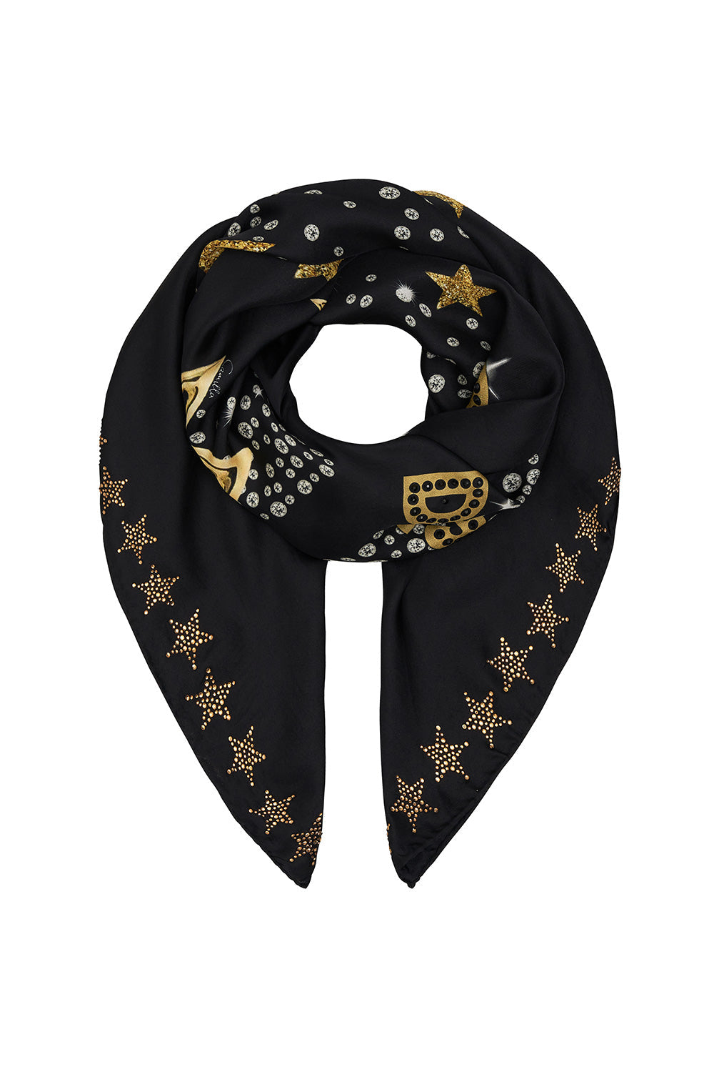 LARGE SQUARE SCARF LADY STARDUST