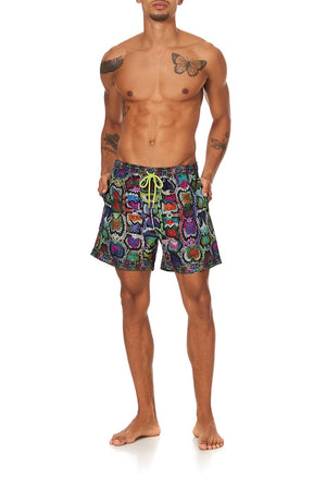 ELASTIC WAIST BOARDSHORT COMING DOWN FROM COSMOS