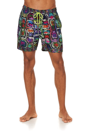 ELASTIC WAIST BOARDSHORT COMING DOWN FROM COSMOS