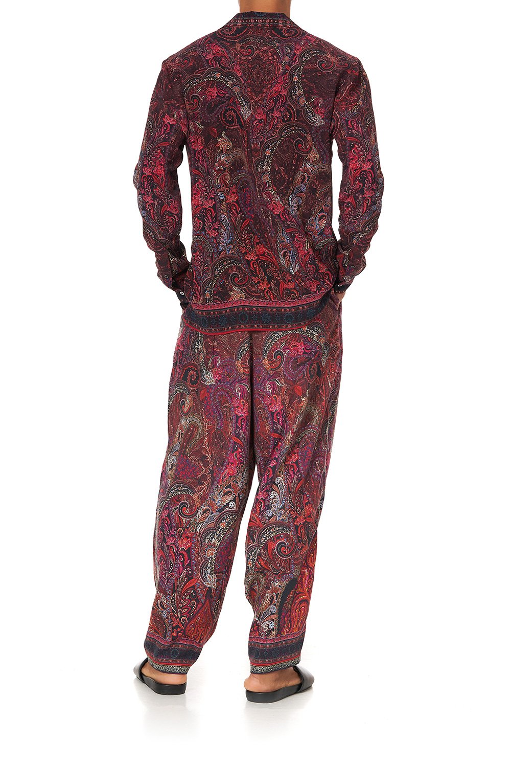 RELAXED DROPPED CROTCH PANT WOODSTOCK ROCK