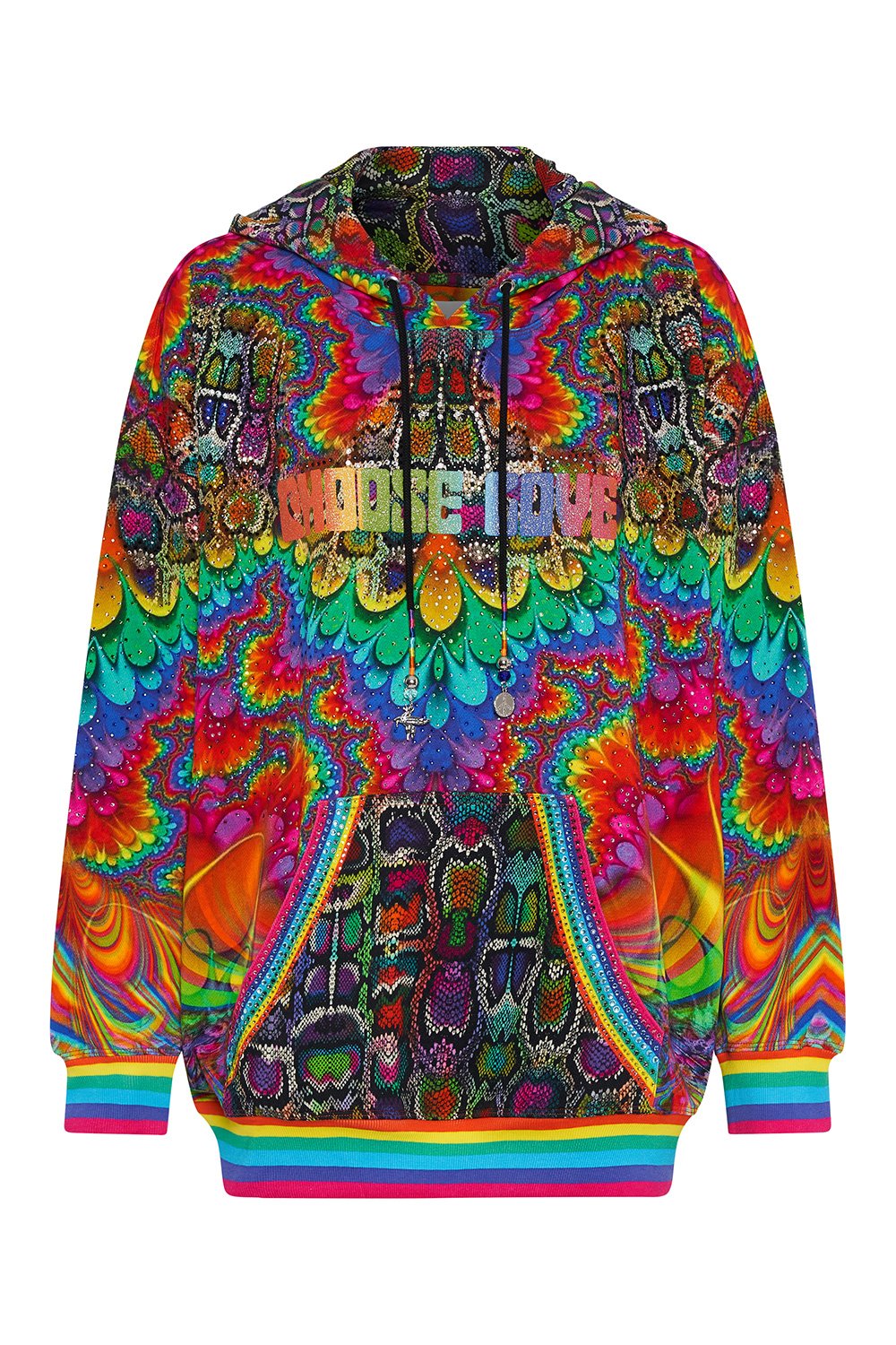 OVERSIZE BOYFRIEND HOODIE COMING DOWN FROM COSMOS