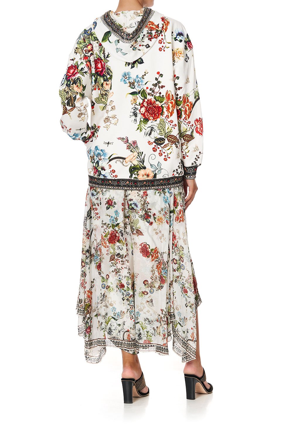 HOODIE WITH POCKETS SHAKESPEARES GARDEN