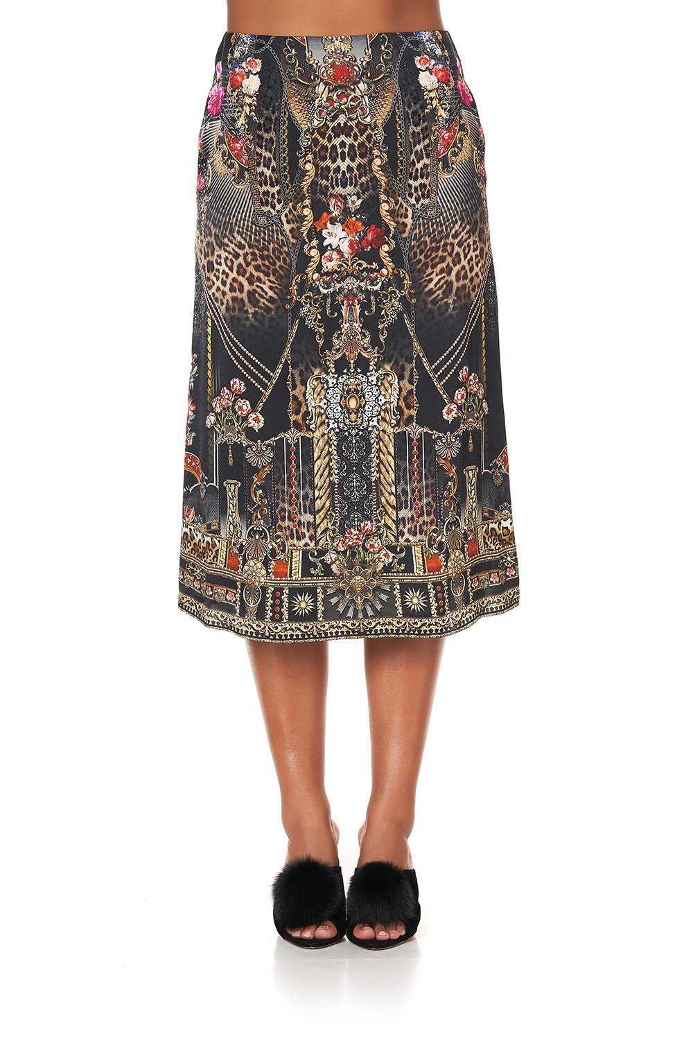 SLIP MIDI SKIRT GOTHIC GODDESS