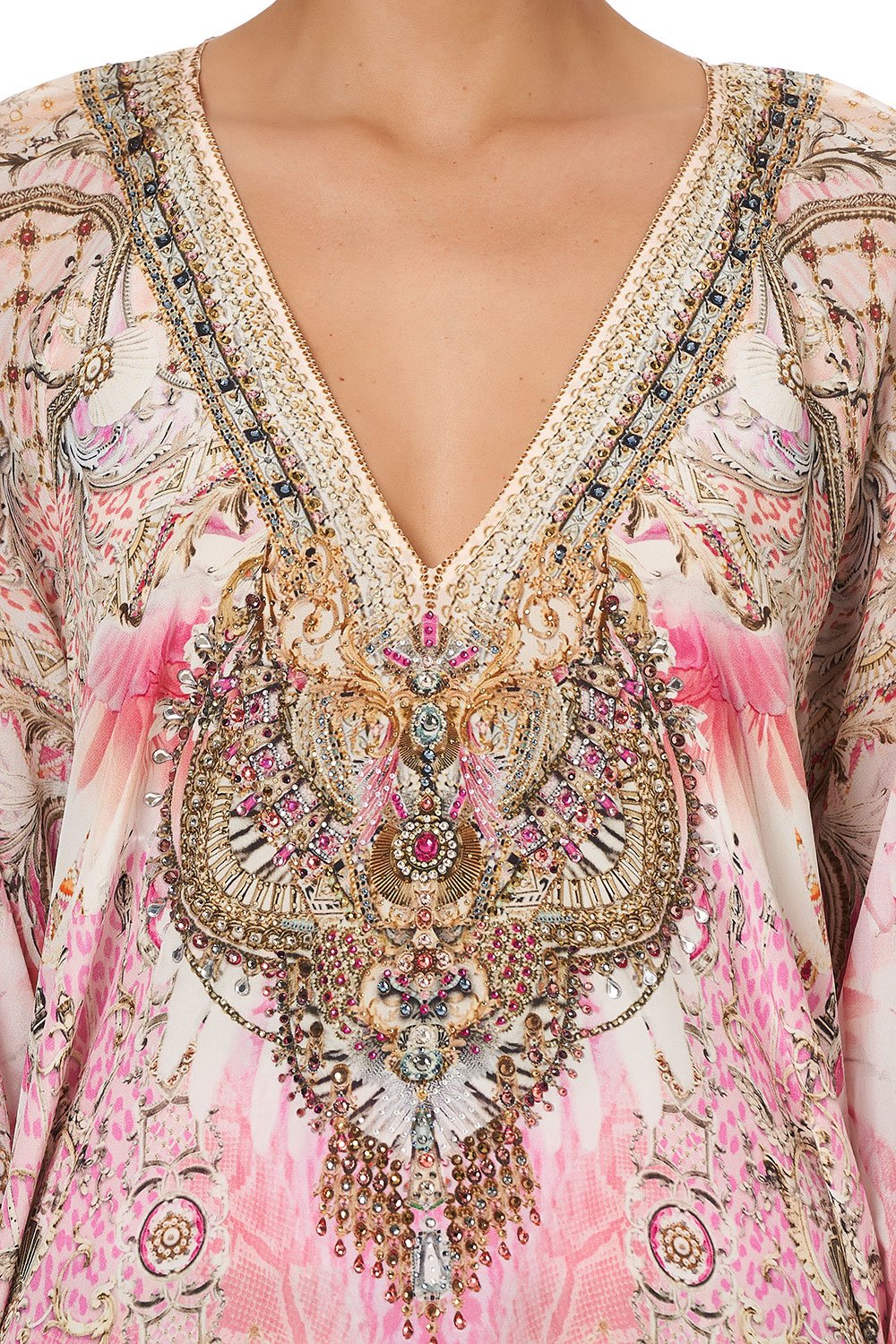 SHIRRED CUFF BLOUSE DECO DARLING