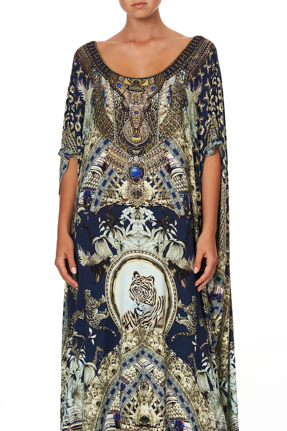 ROUND NECK KAFTAN A LITTLE PAST TWILIGHT