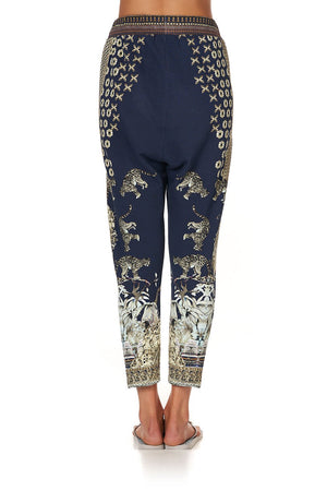 RIB WAIST RELAXED PANT A LITTLE PAST TWILIGHT