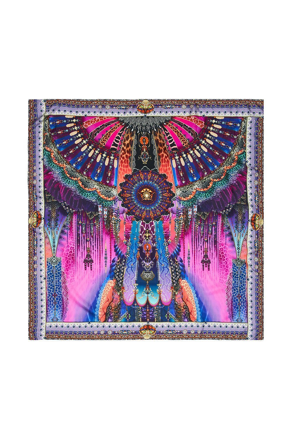 LARGE SQUARE SCARF MIDNIGHT MADNESS