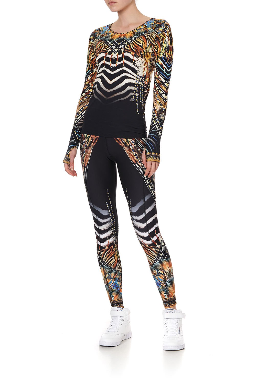 LONG SLEEVE THUMBHOLE TOP LOST PARADISE