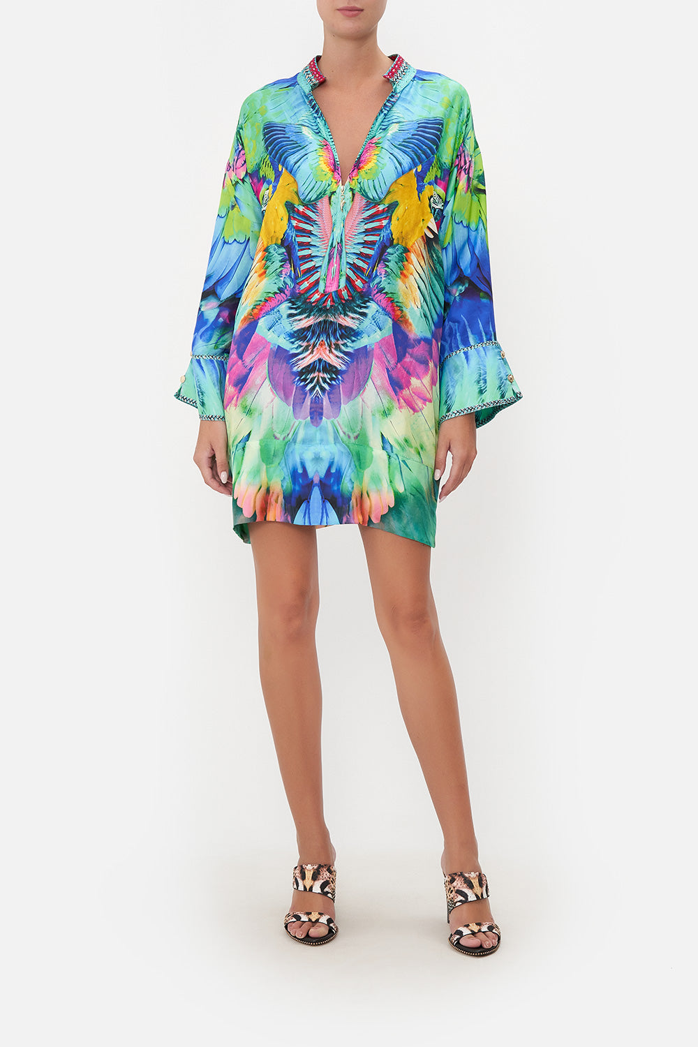 ZIP FRONT SHIRT DRESS AGE OF ASTERIA