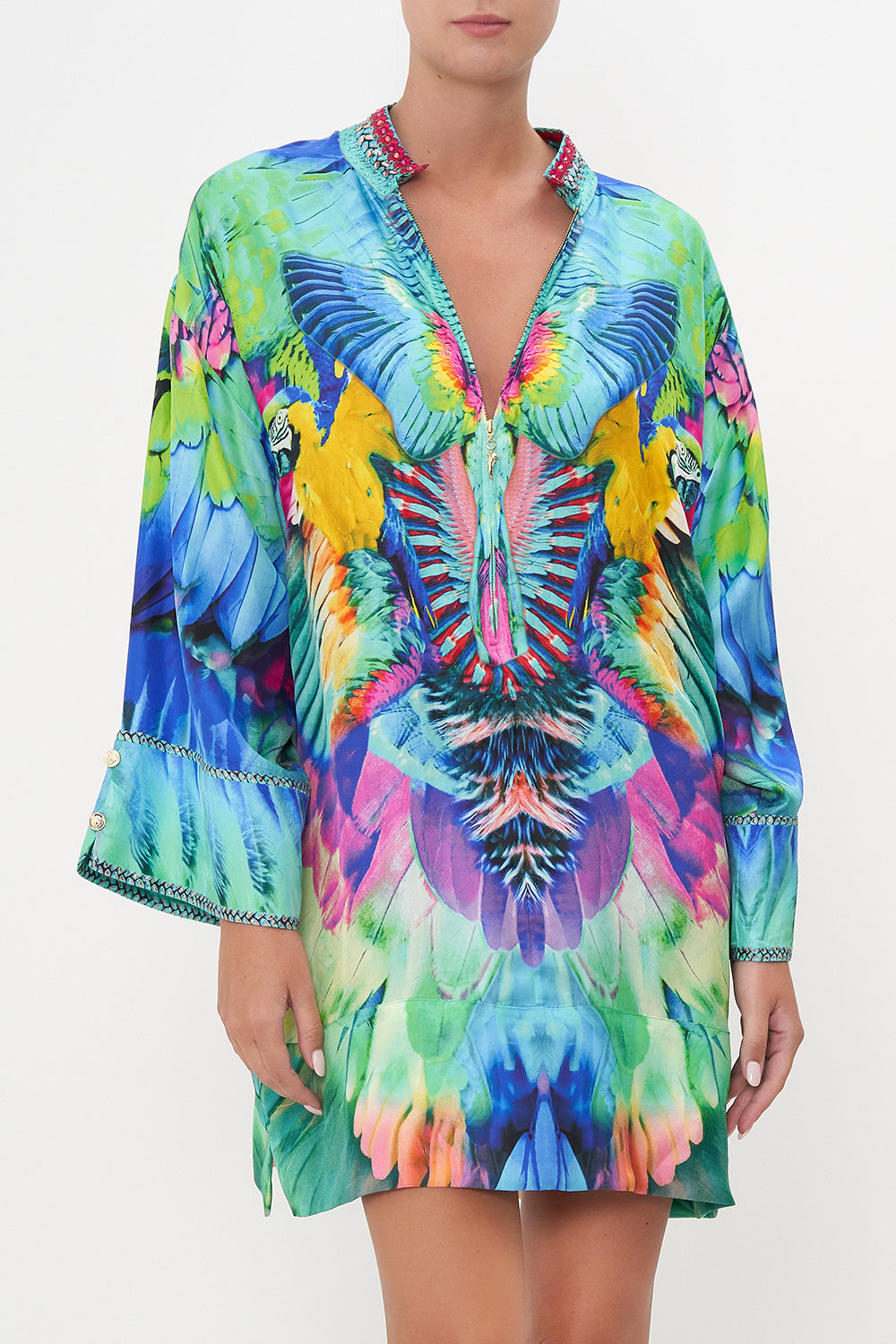 ZIP FRONT SHIRT DRESS AGE OF ASTERIA