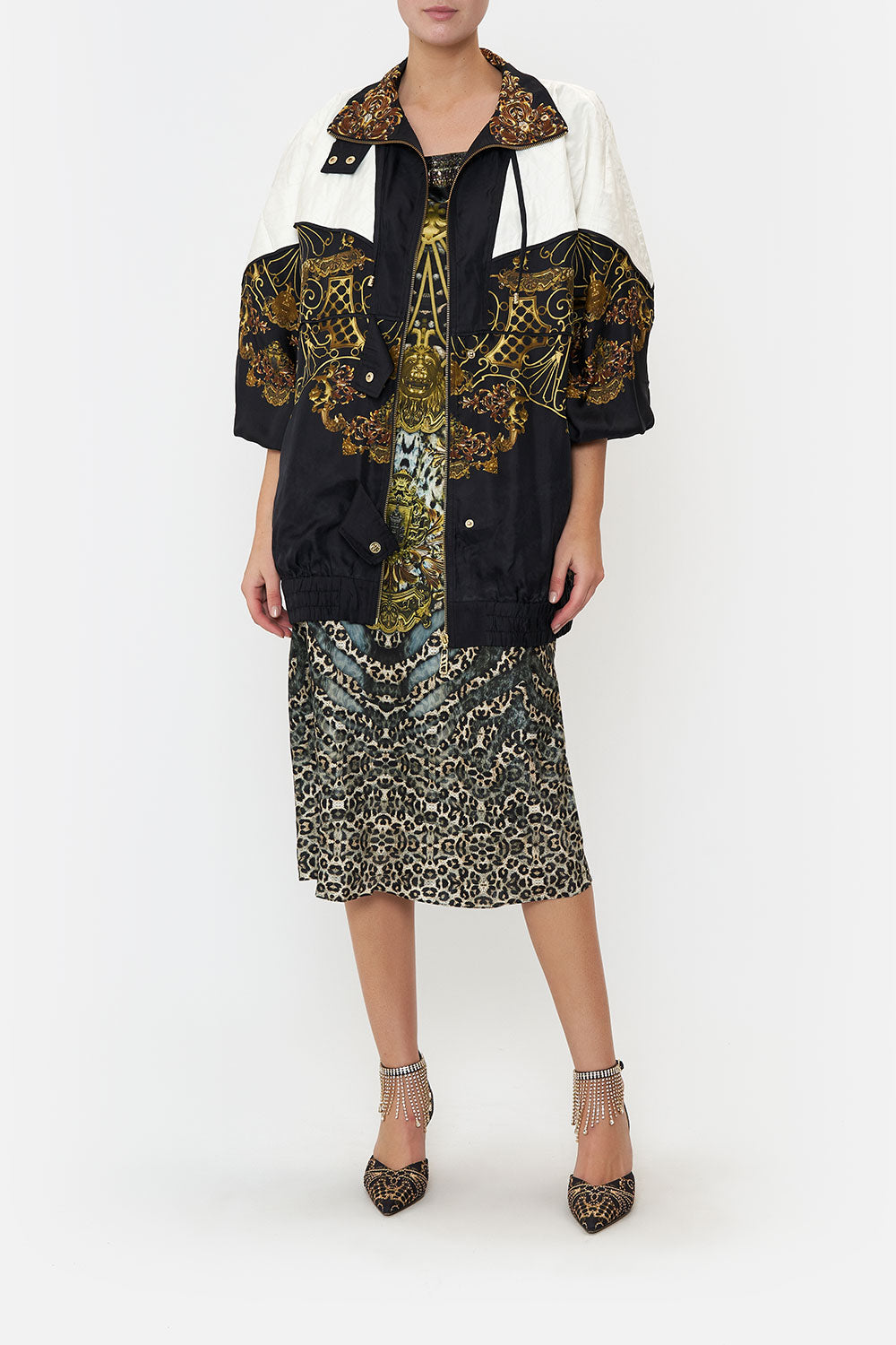 PANELLED YOKE PARKA SHADOWS OF ARMADA LOUNGE