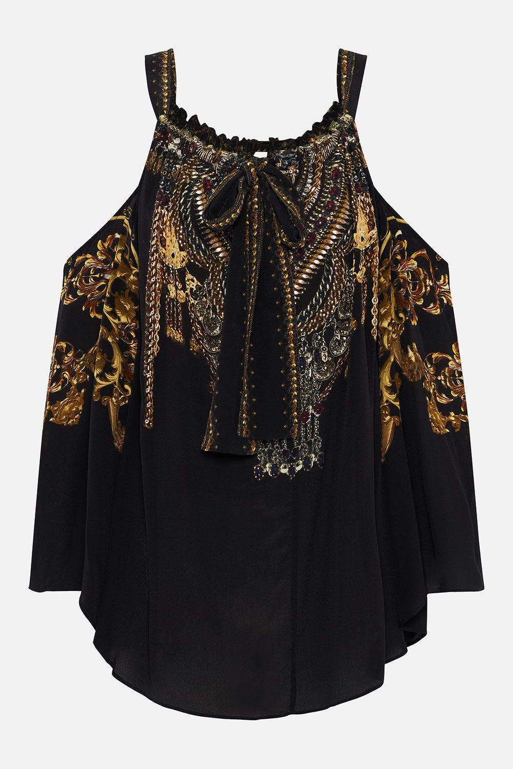 DROP SHOULDER FLARED TOP SHADOWS OF ARMADA