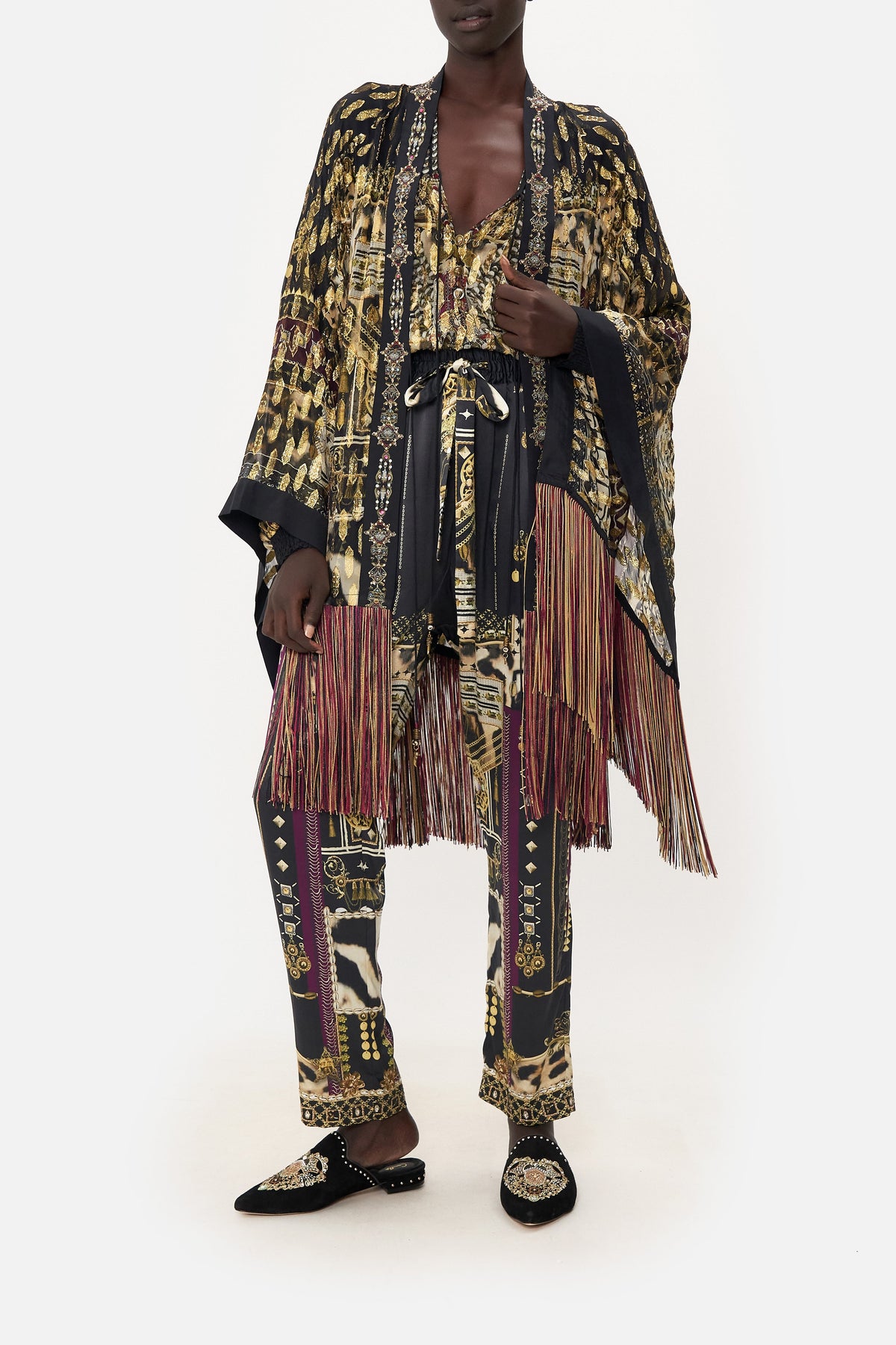 KIMONO LAYER WITH TIE DESERT DREAMS