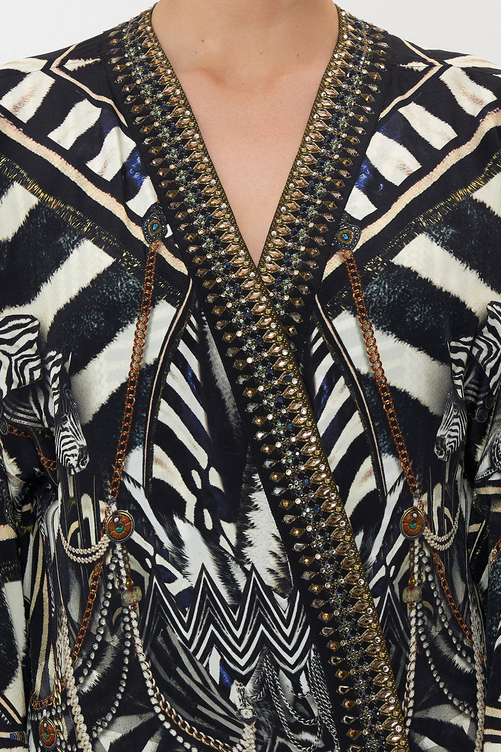 KIMONO WITH LONG UNDERLAYER KNIGHT OF THE WILD